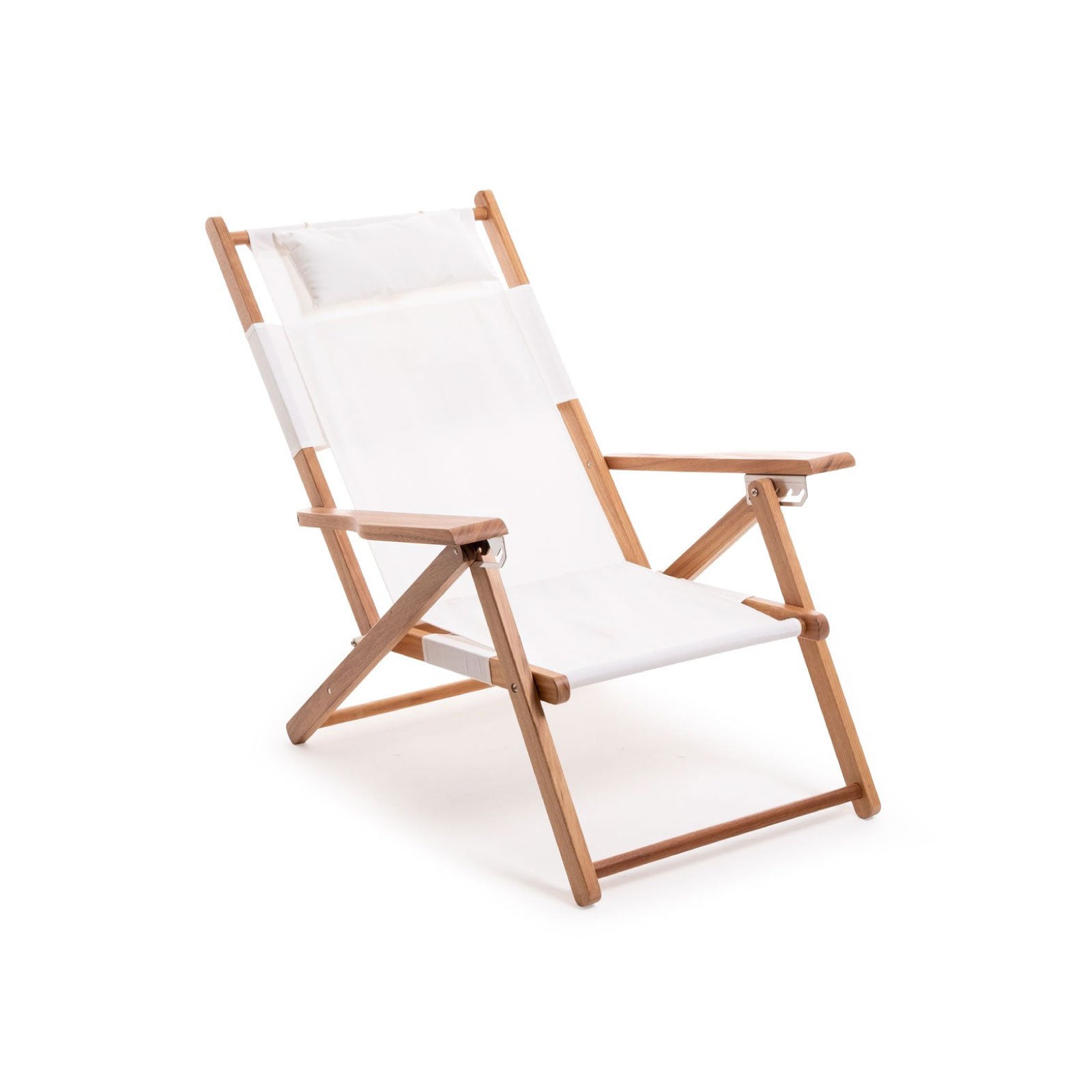 white backpack beach chair