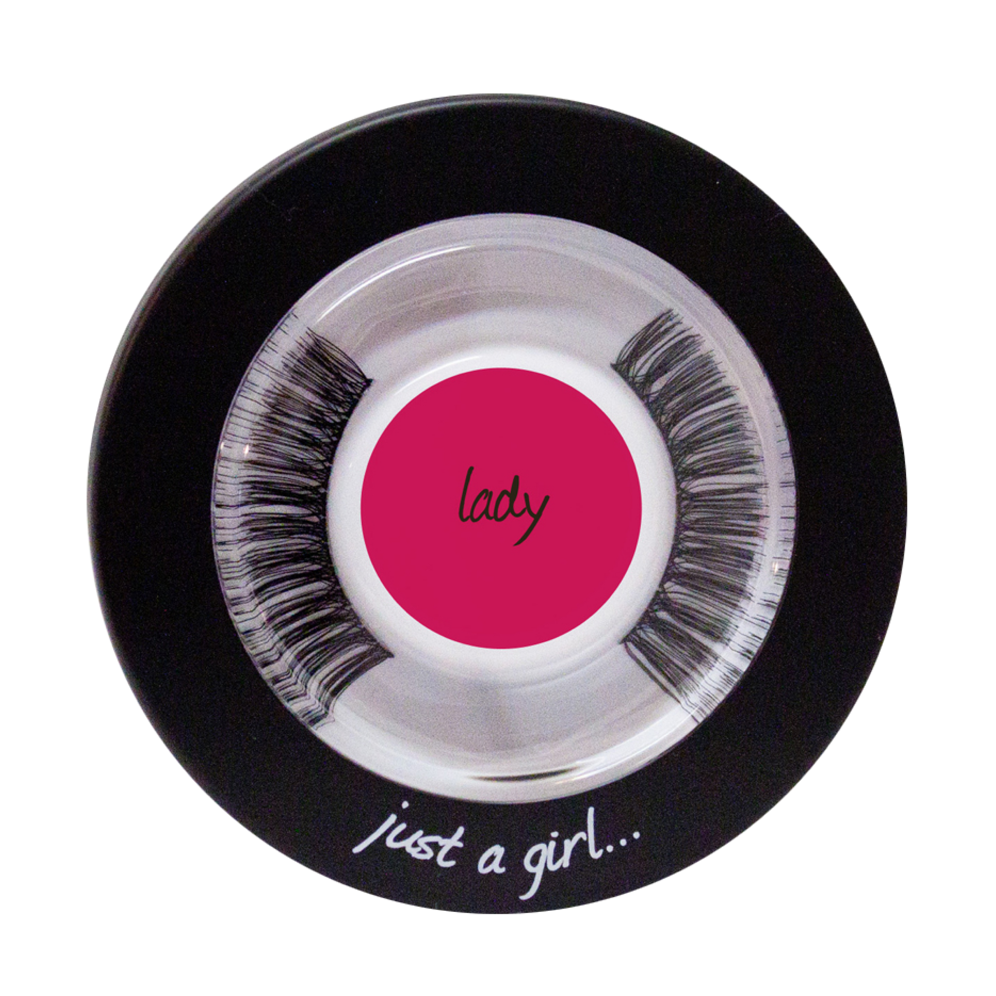 Bullseye Just a Girl LADY Lash Compact