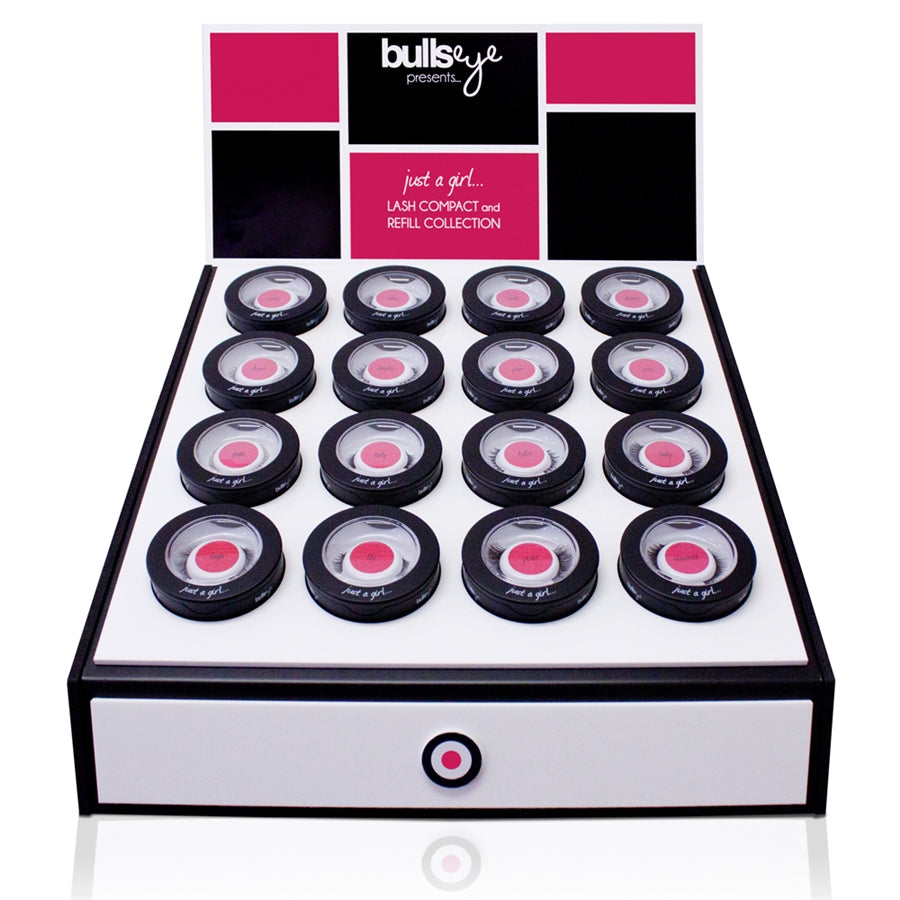 Bullseye Center Retail Lash Compact Display