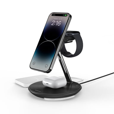 Twelve South HiRise 3 Deluxe 3-in-1 Wireless Charging Stand - Apple