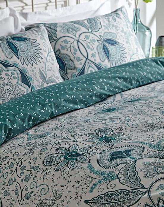 jacobean floral duvet cover