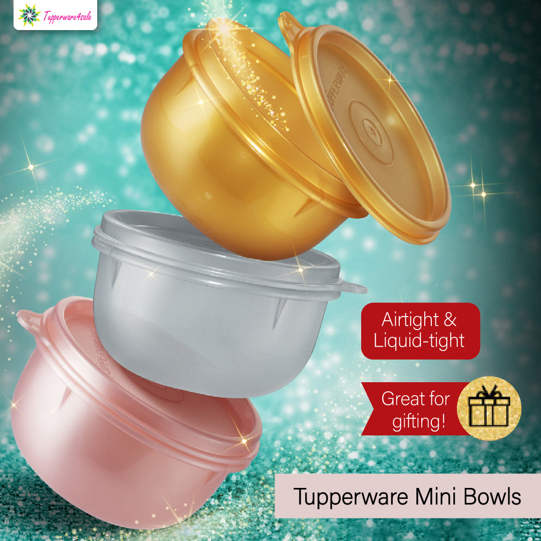 Tupperware Mini Bowls with Gift Box