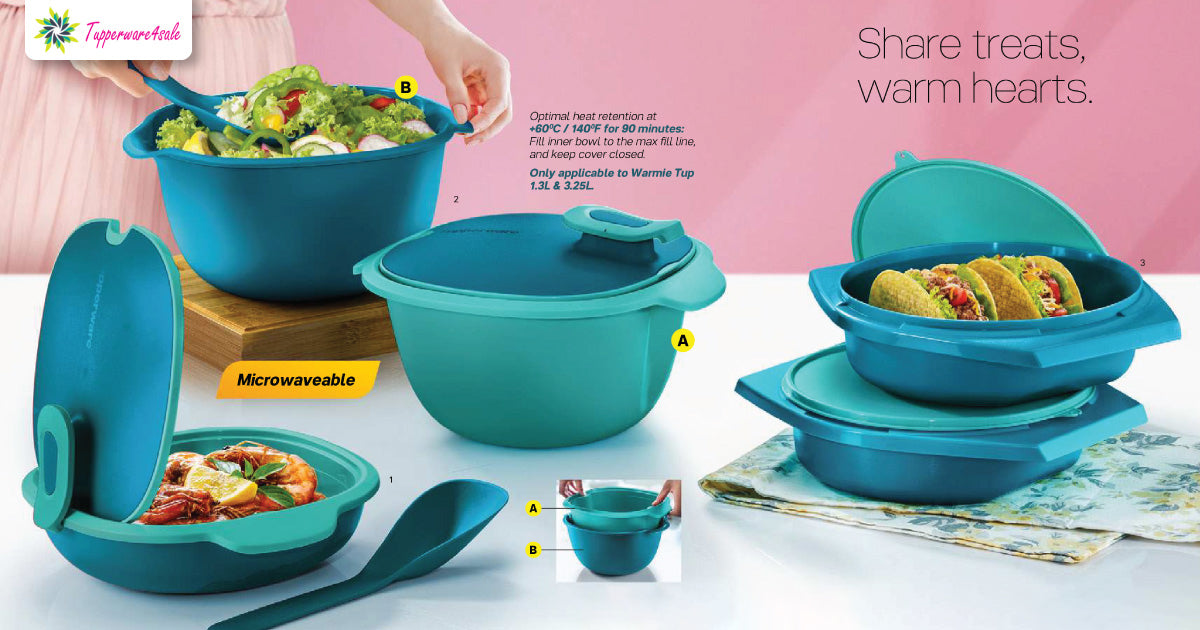 Tupperware Warmie Tup 1.3L with Serving Spoon