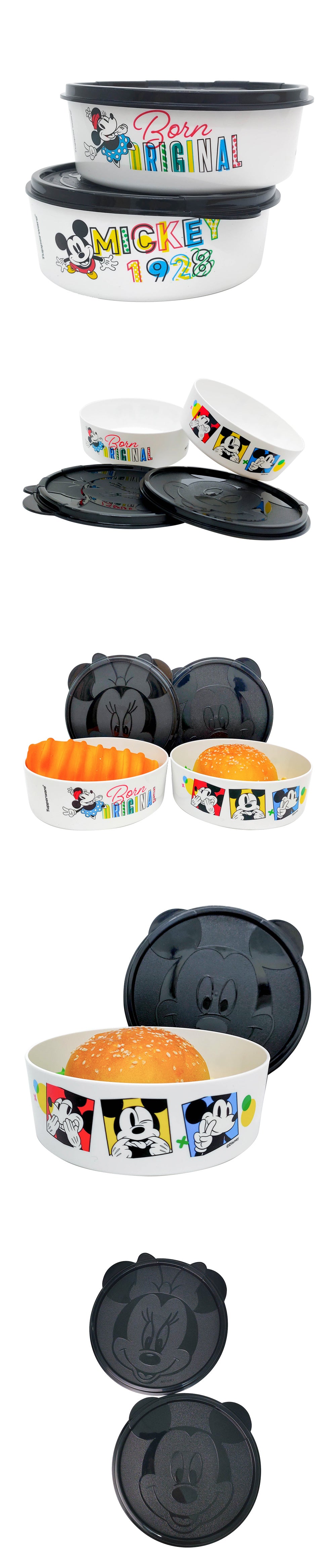Mickey & Minnie Handy Bowl - White