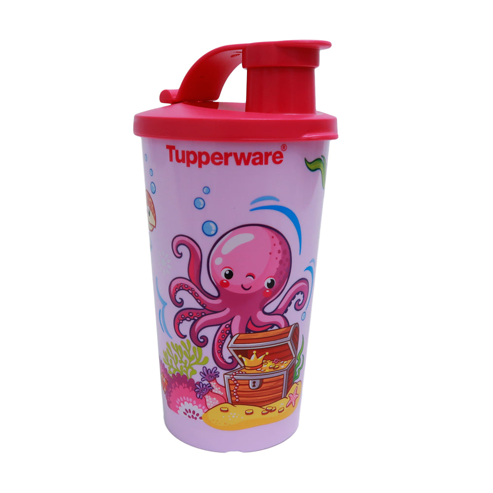 Tupperware Aqua Friends Tumbler / Kids Drinking Bottle - Pink