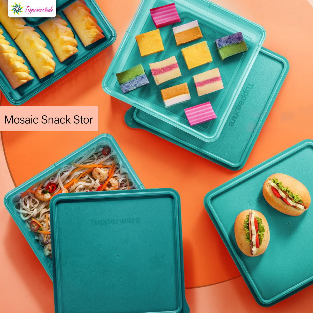 B2B Mosaic Snack Stor 2.9L - Dark Green