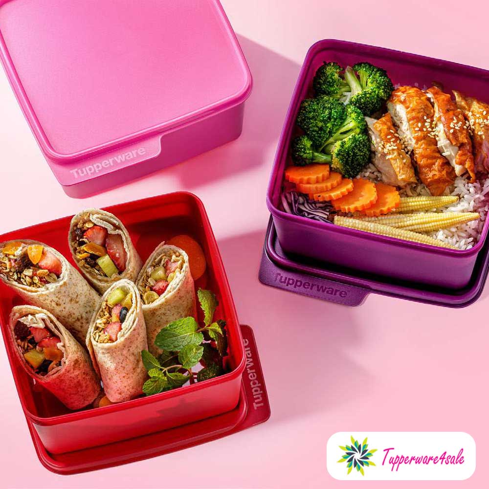 Tupperware Snack & Stack Lunch Box - 2.5L