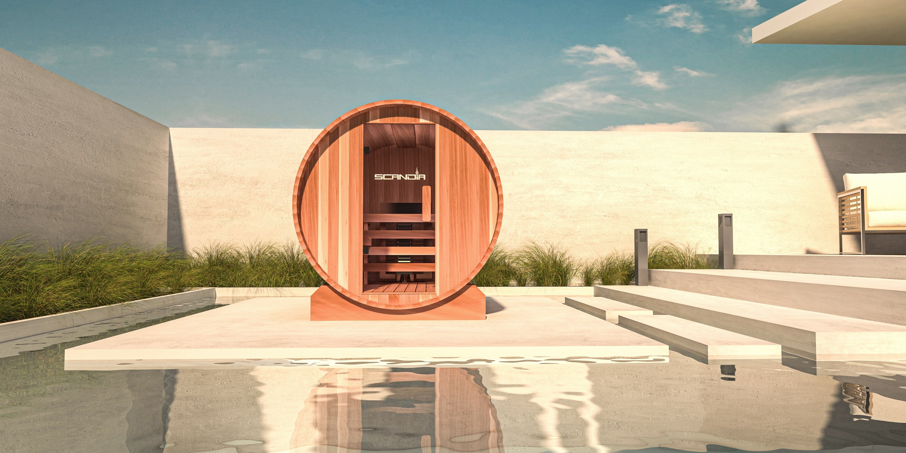 outdoor sauna barrel sauna