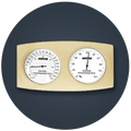 Sauna Thermometer and Hygrometer