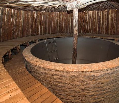 ancient sauna cave