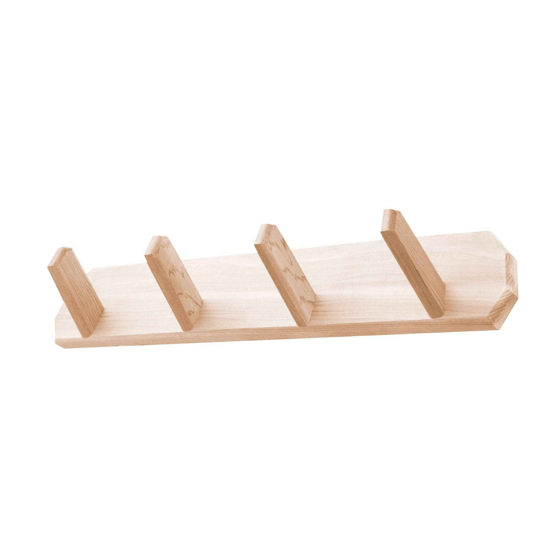 Sauna Room 4-Peg Wooden Hanger Sauna Accessories – 