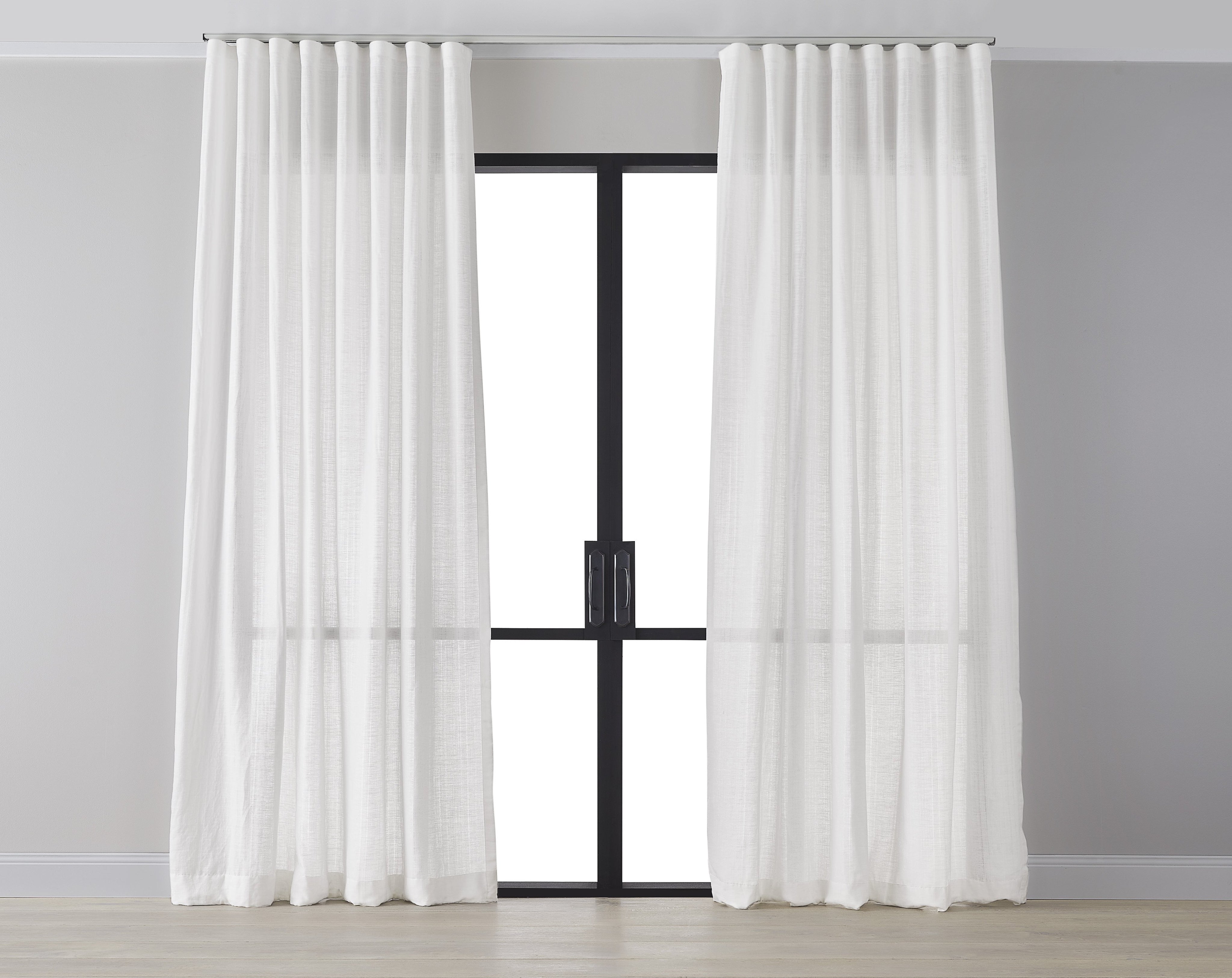 White Living Room Sheer Curtains Walmart