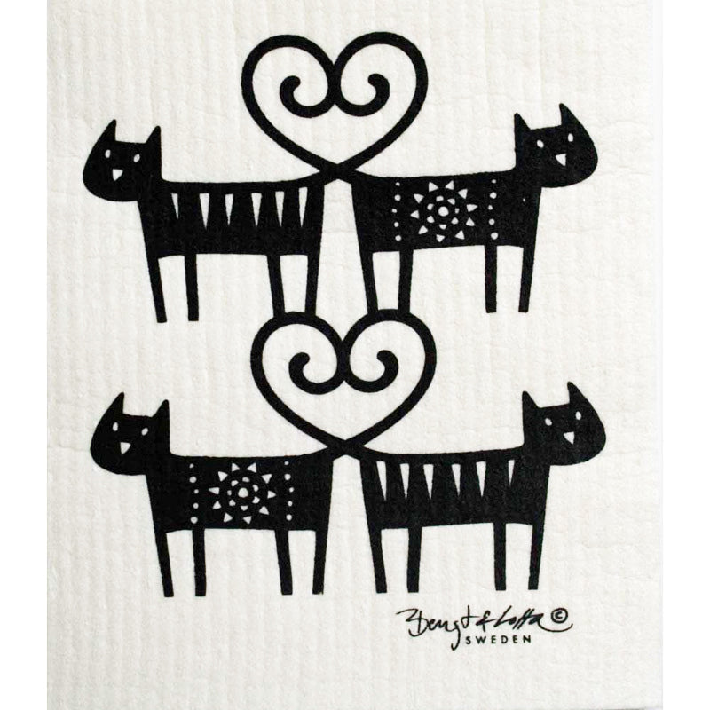 swedish dishcloth cat lovers dishcloths