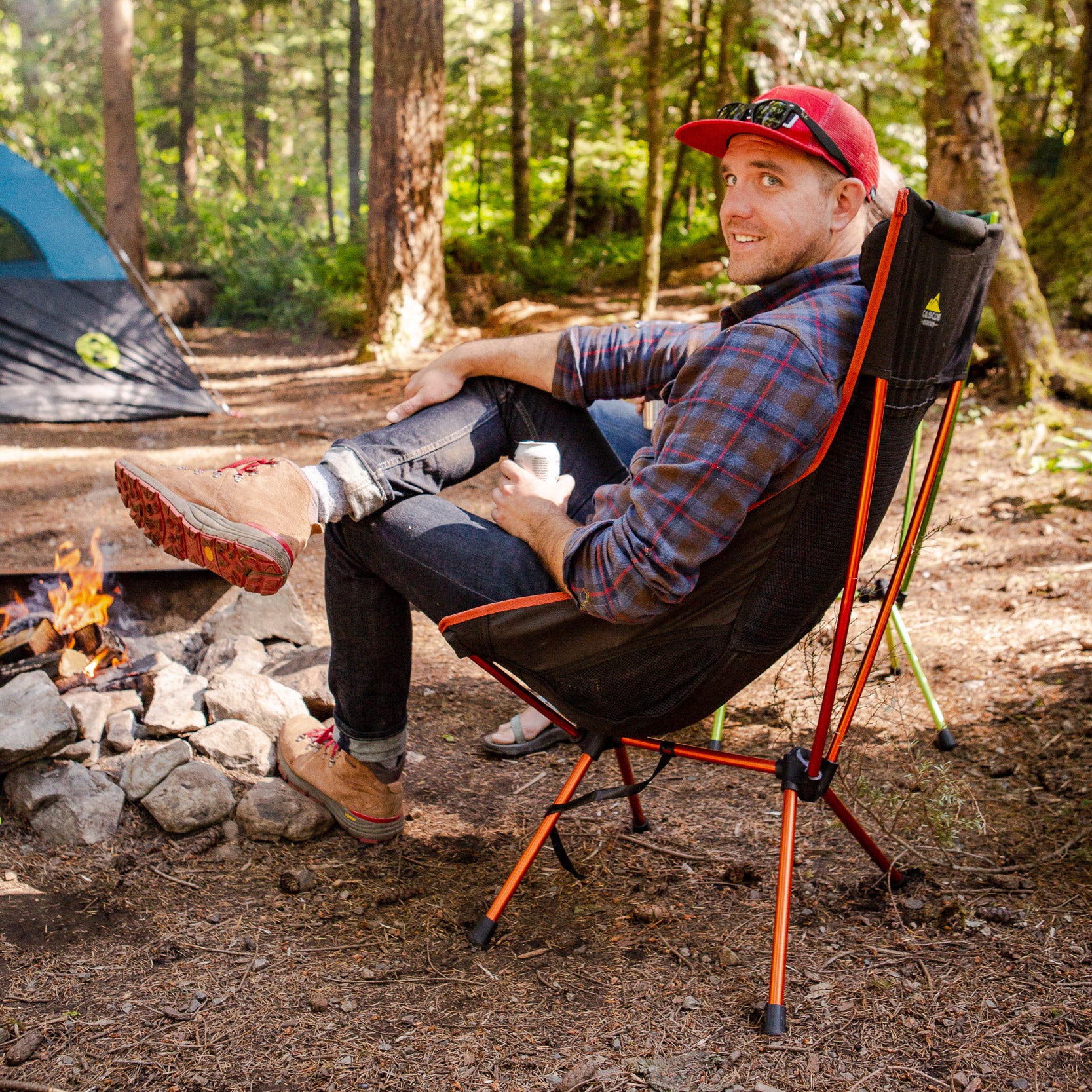 cascade mountain tech ultralight high back chair