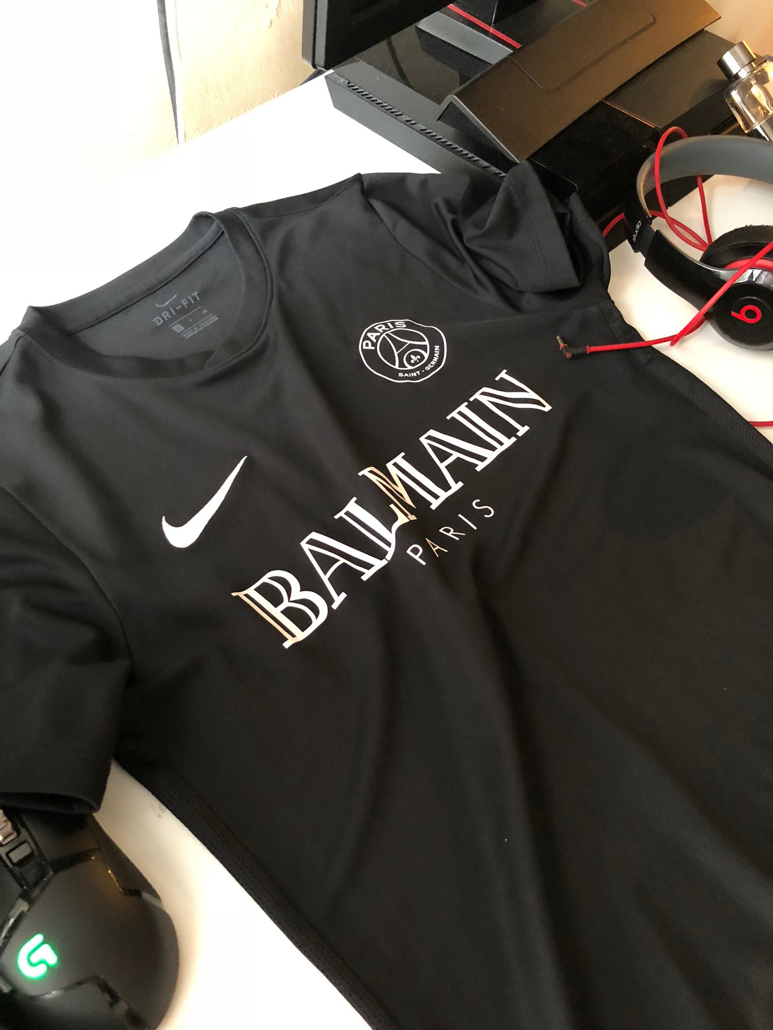 balmain psg jersey long sleeve