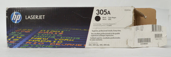 HP 305A Black Toner Cartridge, Standard (CE410A)