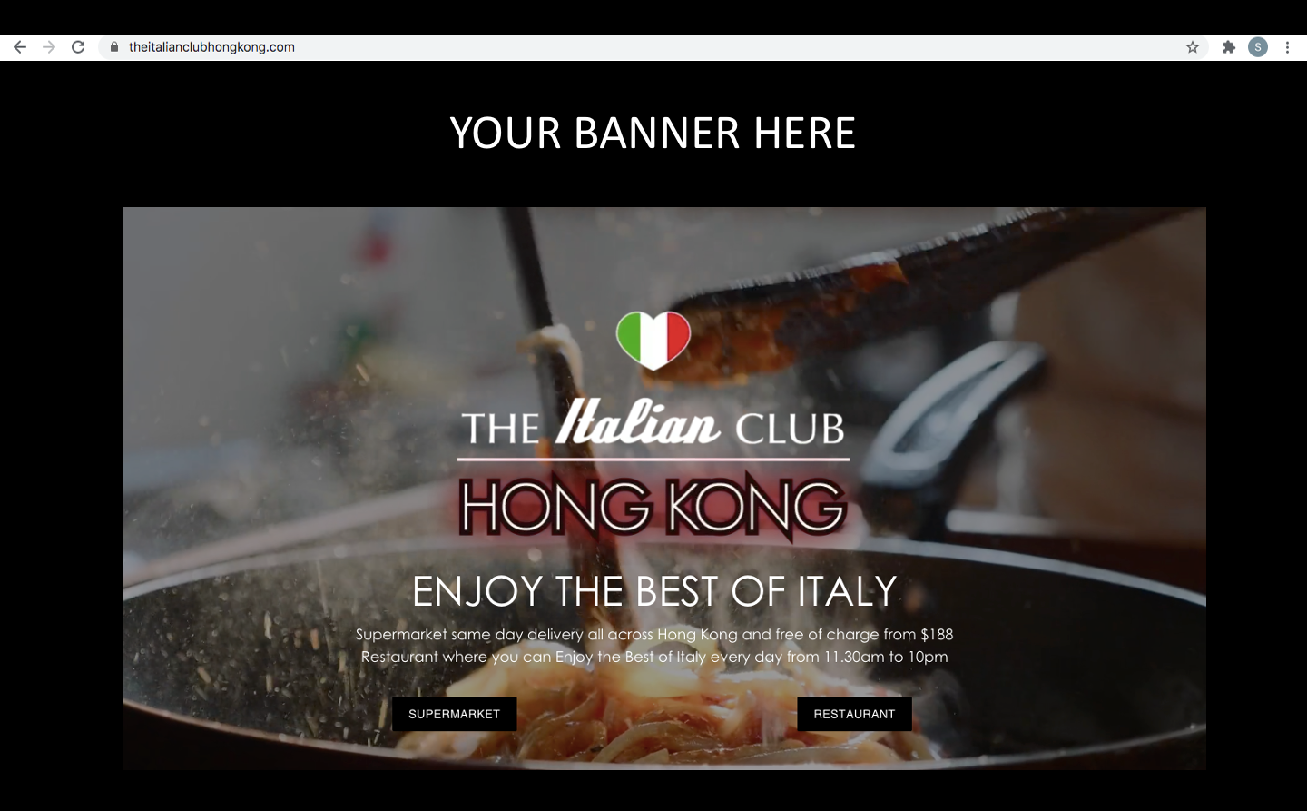 ADVERTISING WITH THE ITALIAN CLUB