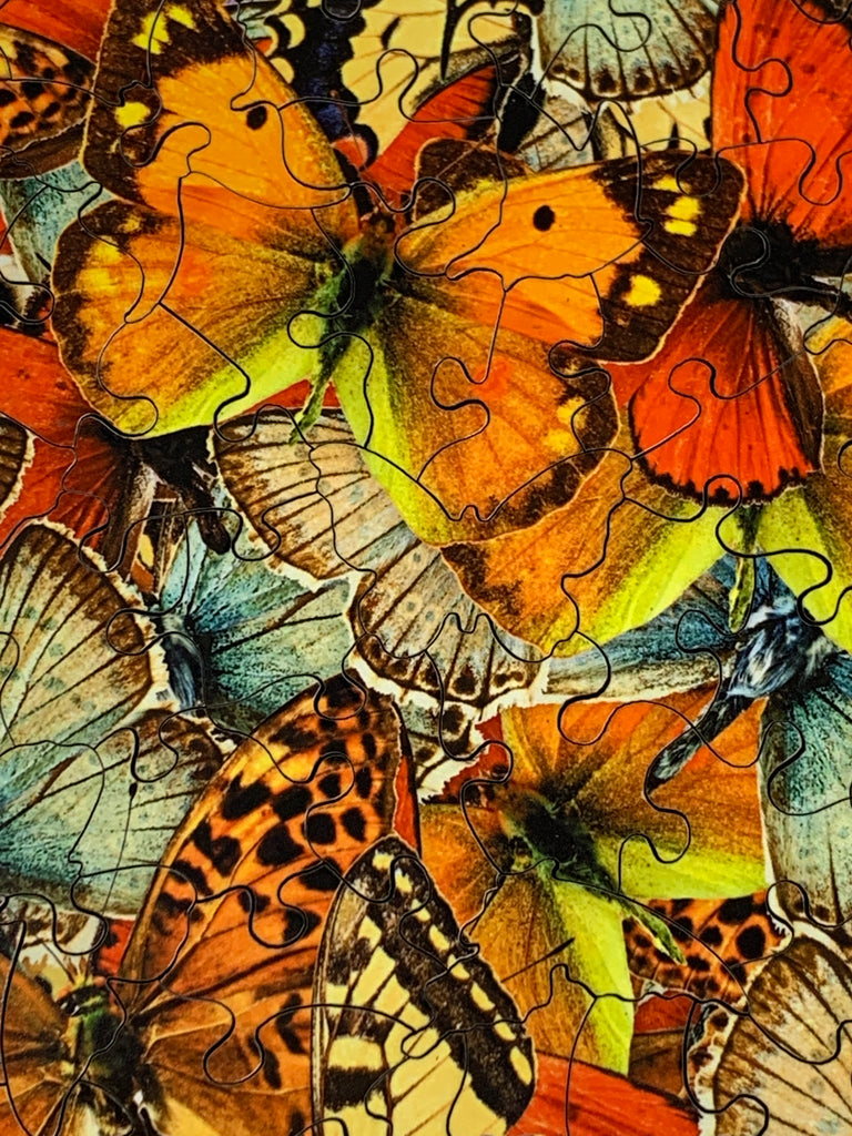 Beautiful Butterflies (143 Piece Wooden Jigsaw Puzzle) | Nautilus ...