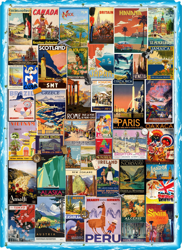 travel poster jigsaw