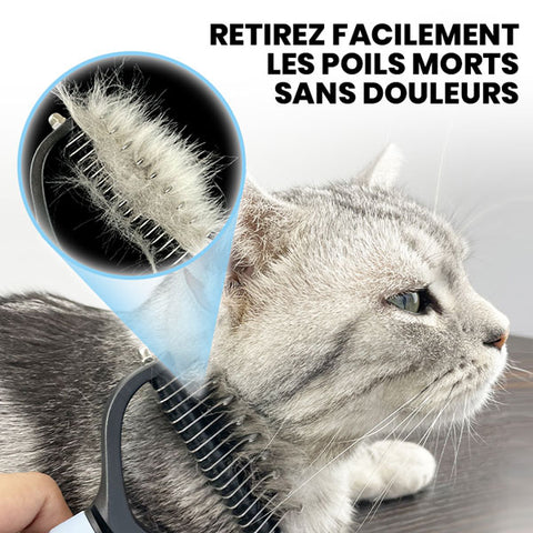 Brosse Anti Poils-chien chat Animaux-Enleve Poils-Brosse de