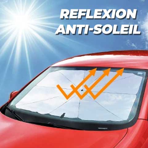 Comblu Pare-soleil parapluie pliable pour pare-brise de voiture avec  protection contre les rayons UV et isolation thermique