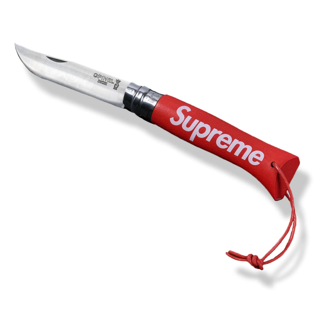 Supreme Opinel No.08 Folding Knife Red - plastmix.pl