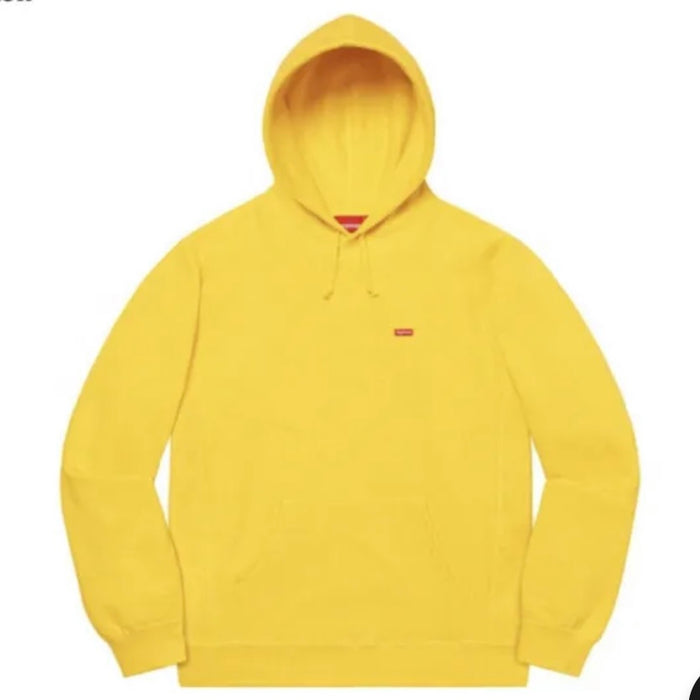 Supreme Small Box Hooded Sweatshirt 'Lemon' — United Kicks