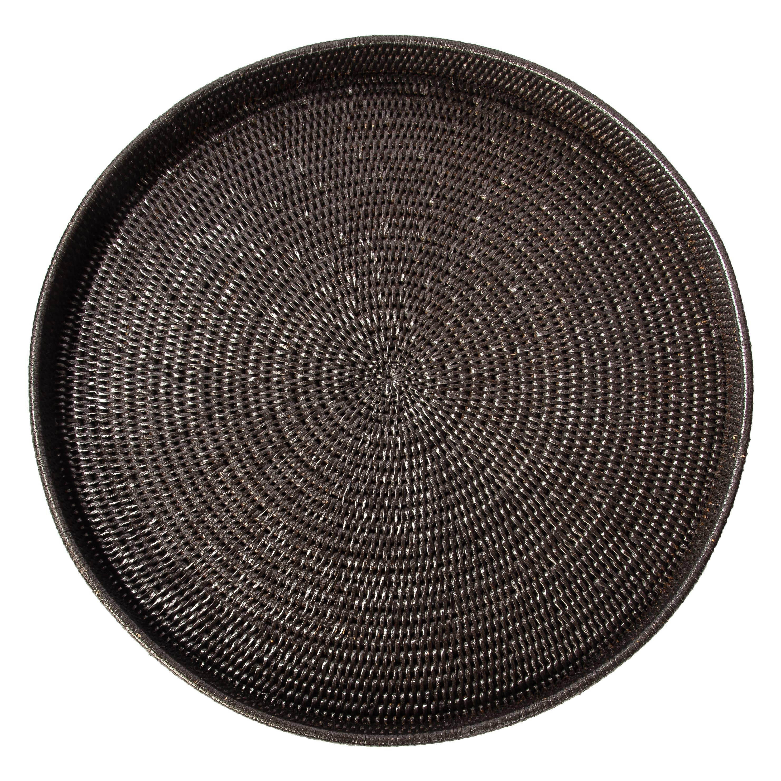 Artifacts Rattan™ Round Serving / Ottoman Tray - Artifacts Trading Company