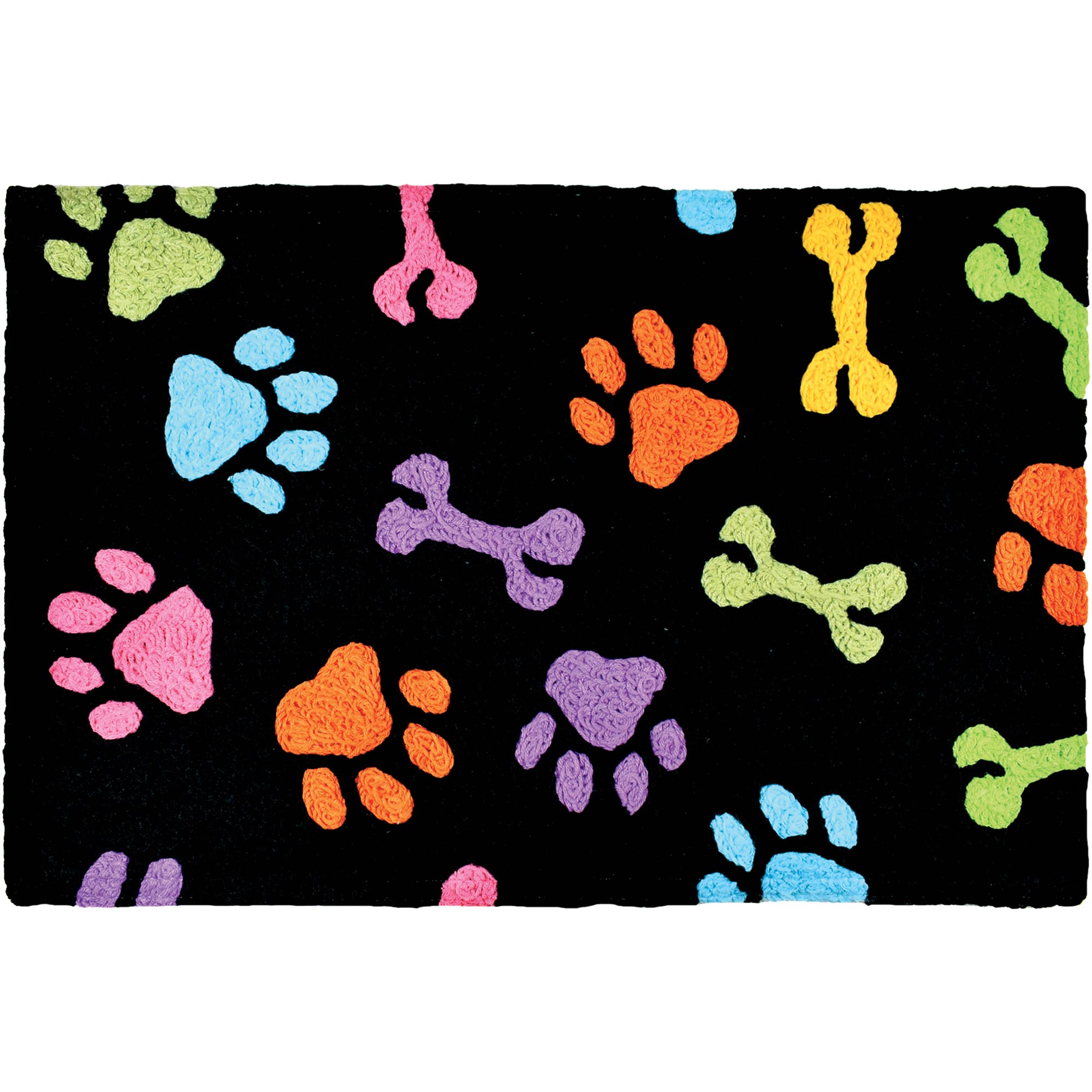 Jellybean Rug Paws Galore-Blue