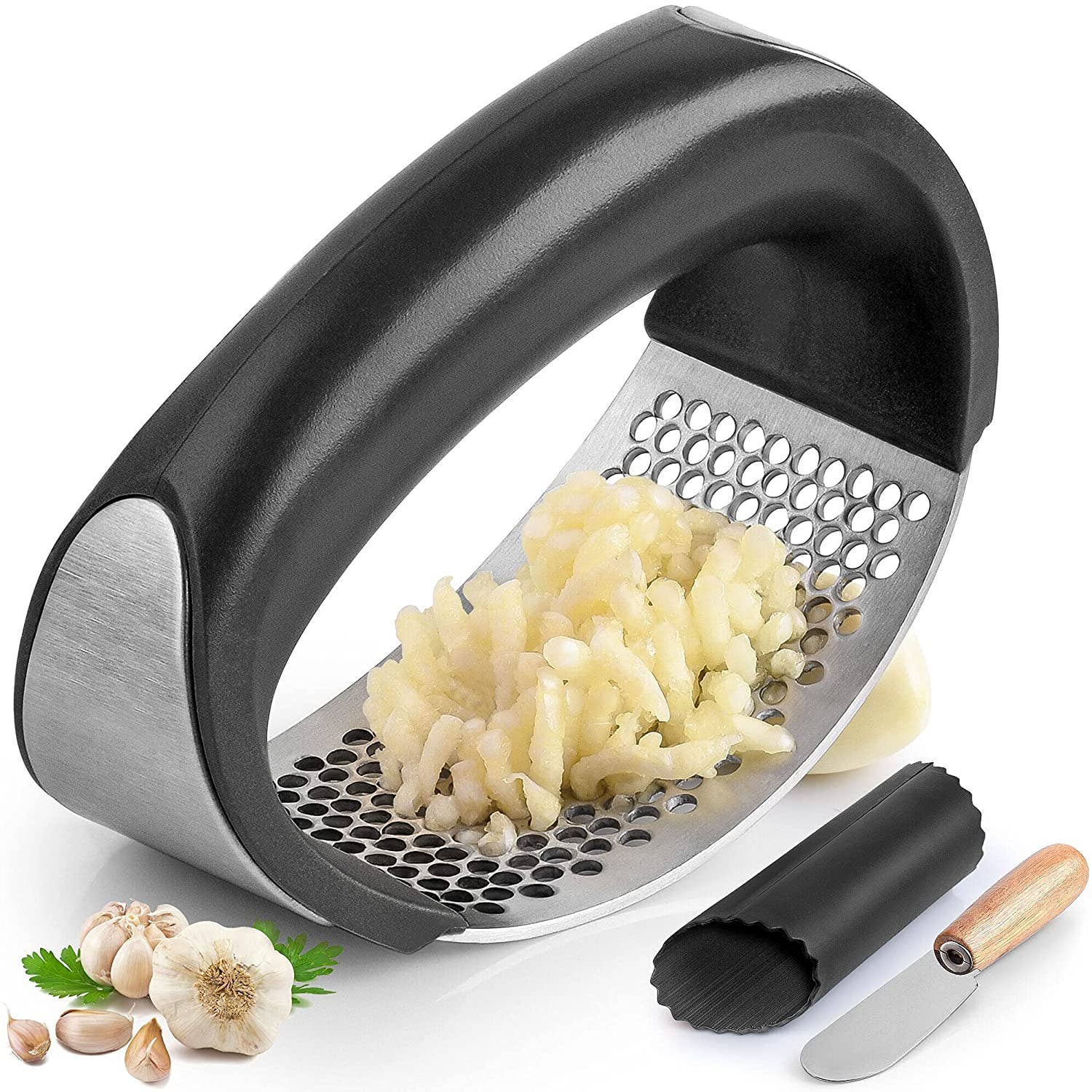 Zulay Kitchen Stainless Steel Cheese Grater & Citrus Zester