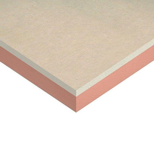 Kingspan Kooltherm K118 Insulated Plasterboard 1200mm x 2400mm 62.5mm - 50mm+12.5mm (Pack of 12 boards)
