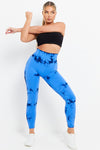 Womens Tie Dye Print  Leggings by Storm Desire