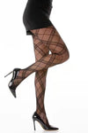 Womens Patterned Footed  Tights by Storm Desire