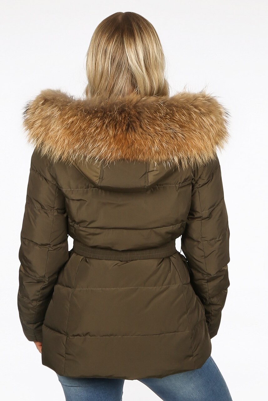 zara puffer jacket green