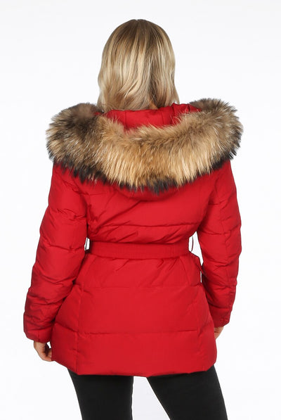 red fur jacket zara