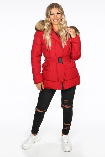 red puffer jacket womens zara