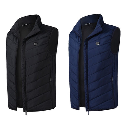 New 11 Heated Vest Jacket Fashion Men Women Coat Clothes Intelligent  Electric Heating Thermal Warm Clothes Winter Heated Hunt
