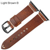 [godeal365]:42mm 38mm Leather Apple Iwatch Watch Band Straps,