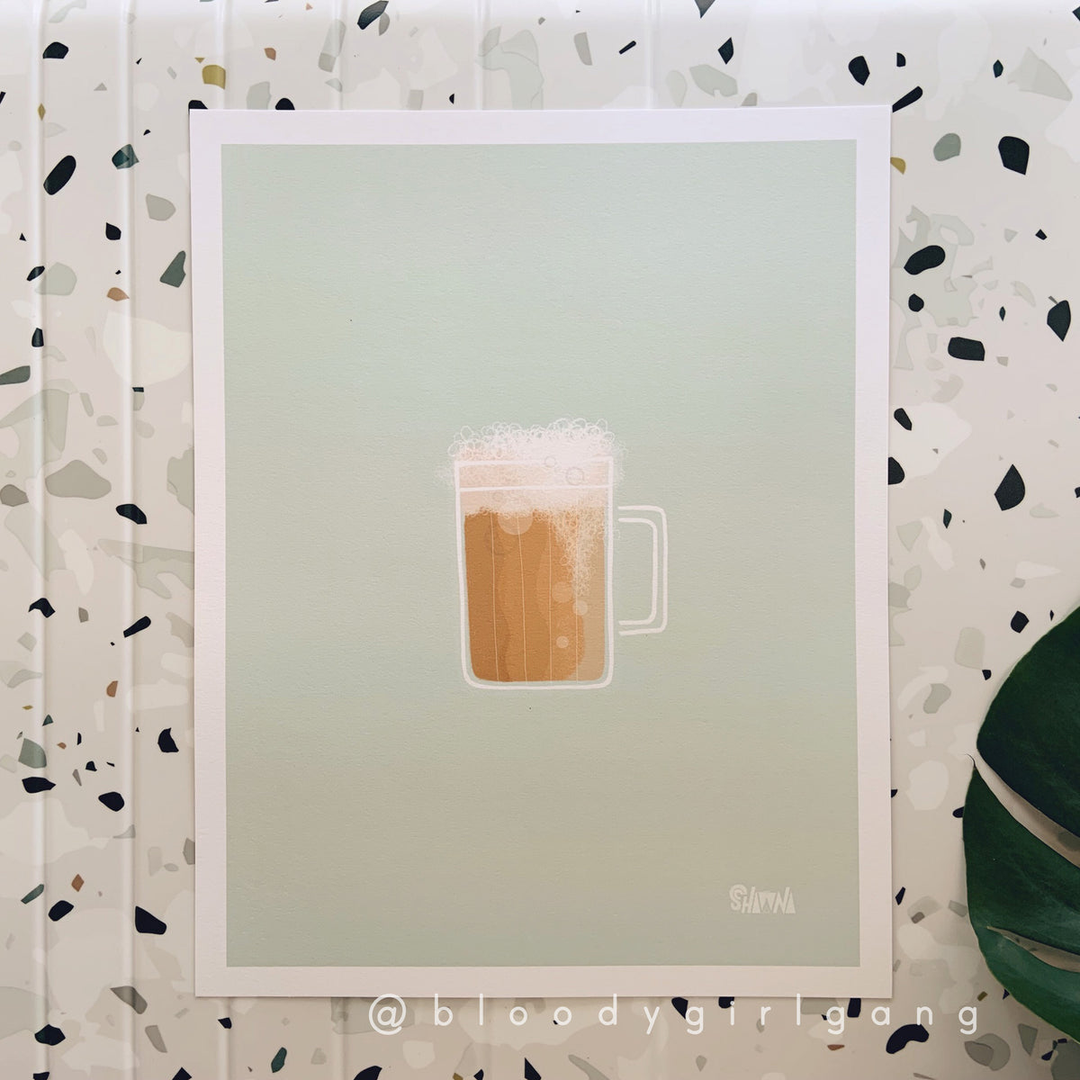 Icy Cold Beer Art Print