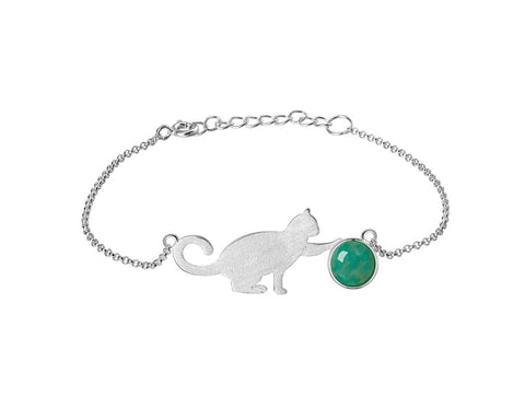 playful cat jewelry bracelet