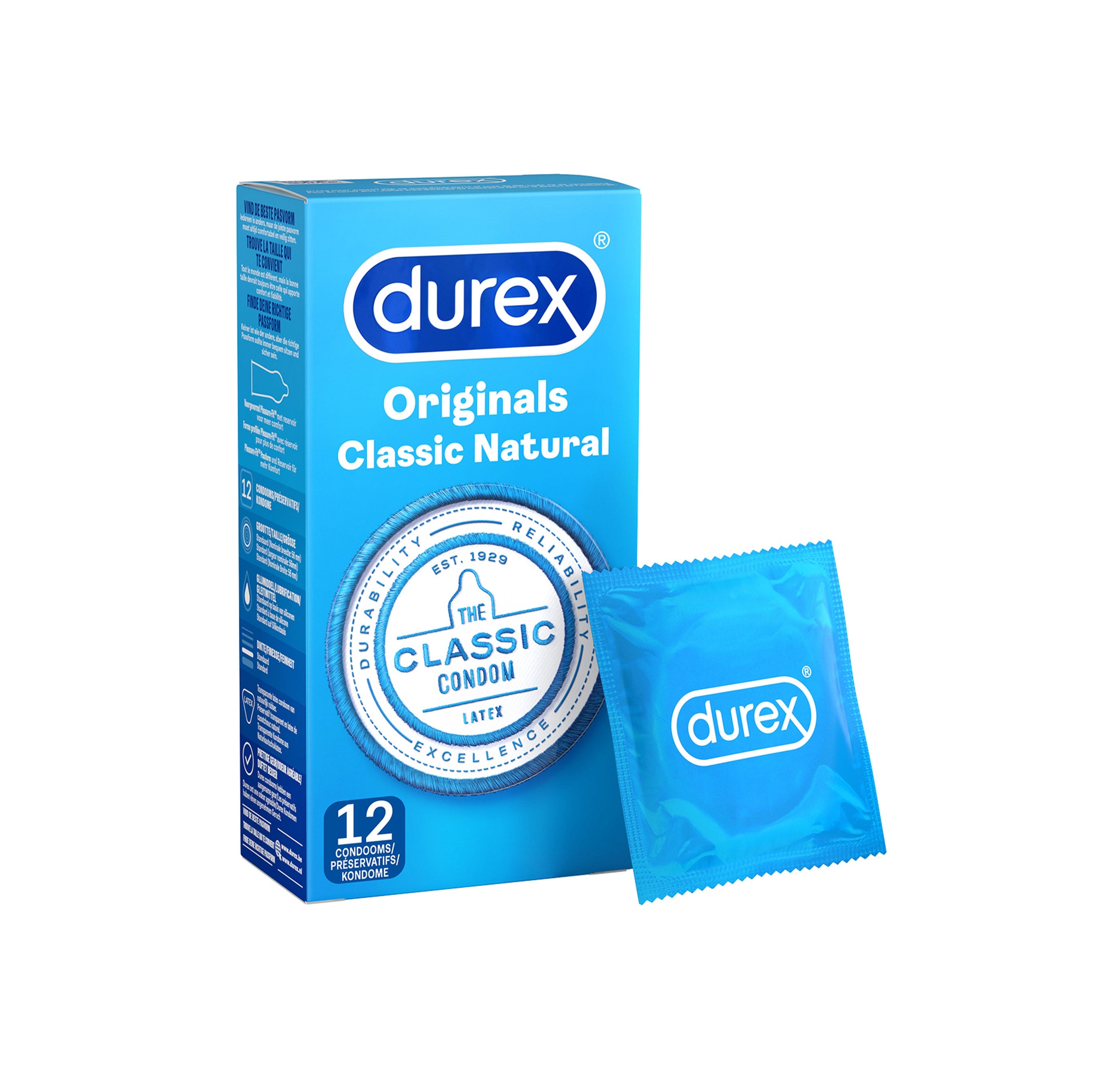 Prezervative clasice Durex Originals Cla in SexShop KUR Romania