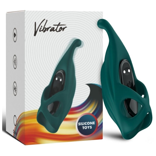 Vibrator ARMONY - FINGER STIMULATOR, 9 functii de vibratii, verde