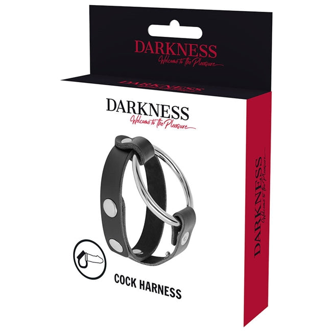 Ham pentru penis DARKNESS BDSM cu inel m in SexShop KUR Romania