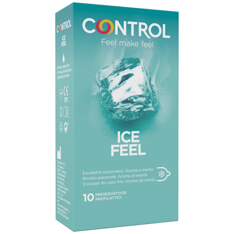 Prezervative cu striatii CONTROL ICE FEE in SexShop KUR Romania