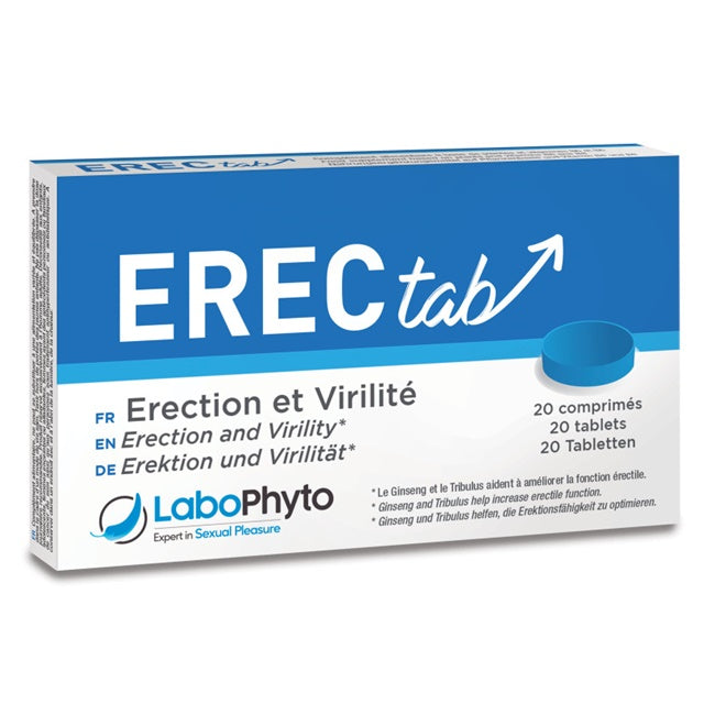 Capsule ErecTab, Labophyto, pentru erectie, libidou si virilitate, 20 capsule