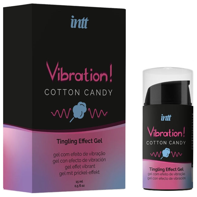 Gel INTT Vibration! Cotton Candy, pentru in SexShop KUR Romania