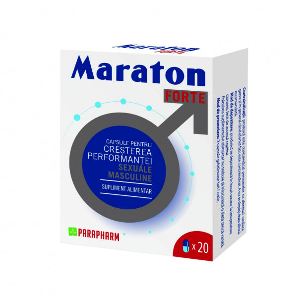 Capsule MARATON FORTE, cresterea performantei sexuale barbati, 20 capsule