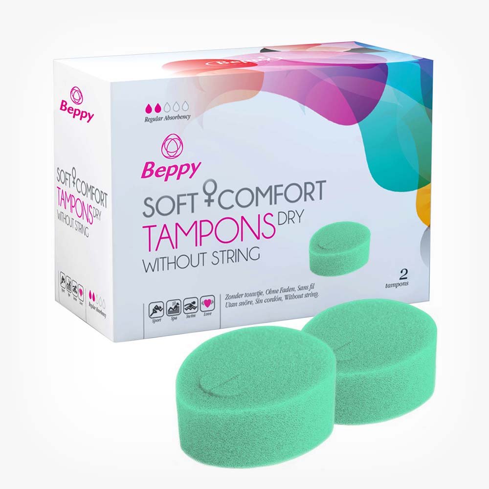 Tampoane interne - bureti menstruatie, Beppy Soft & Comfort Dry, 2 buc