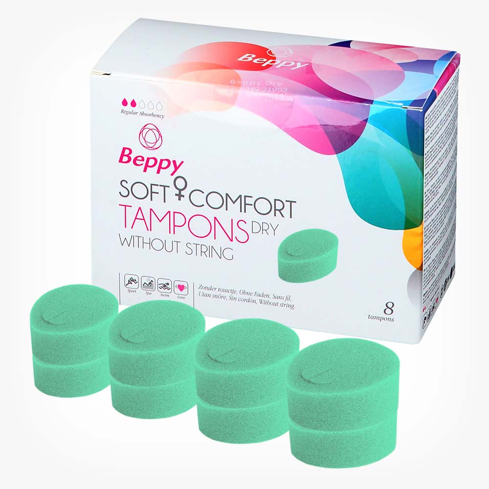 Tampoane interne - bureti menstruatie, Beppy & Comfort Dry, 8 buc