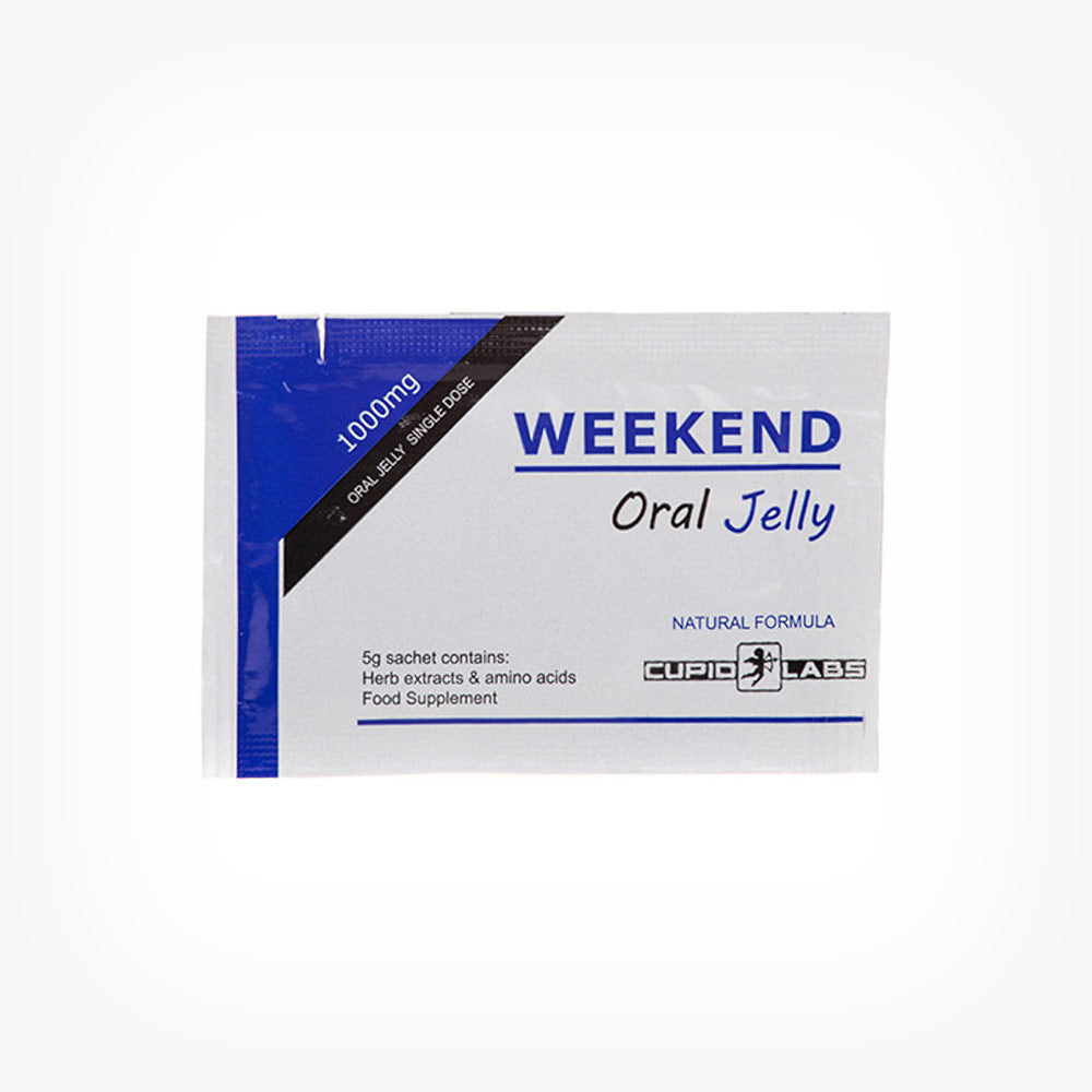 Weekend Oral Jelly, jeleu pentru potenta si erectii puternice, 1 plic